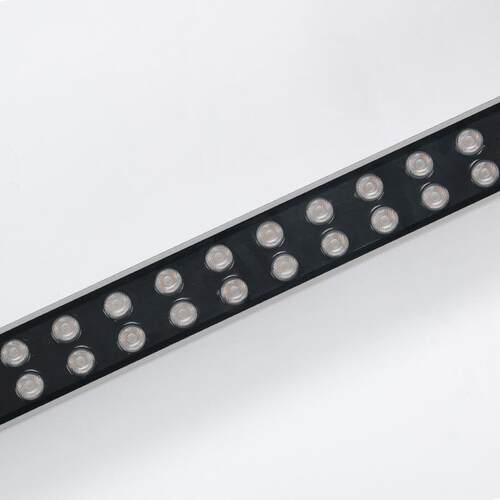led洗墙灯双排48W72W暖白光户外防水工程线条灯外墙桥梁亮化厂家