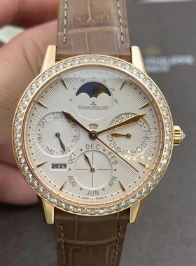 公价39.5万】98新37.5mm积家约会18k玫瑰金3492420自动机械女手表