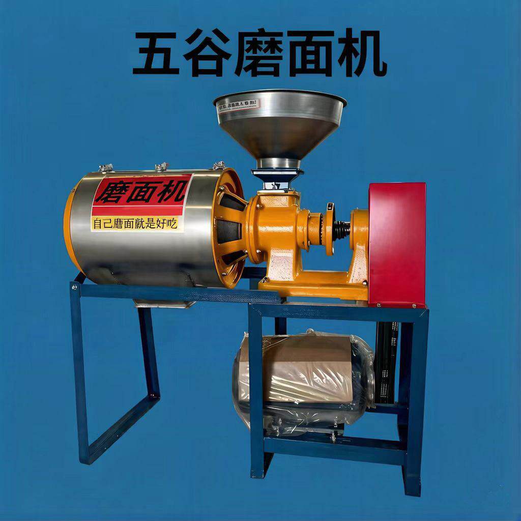 非洲小型家用小麦磨面机汽油机带动玉米大豆超细粉碎机厂家直发