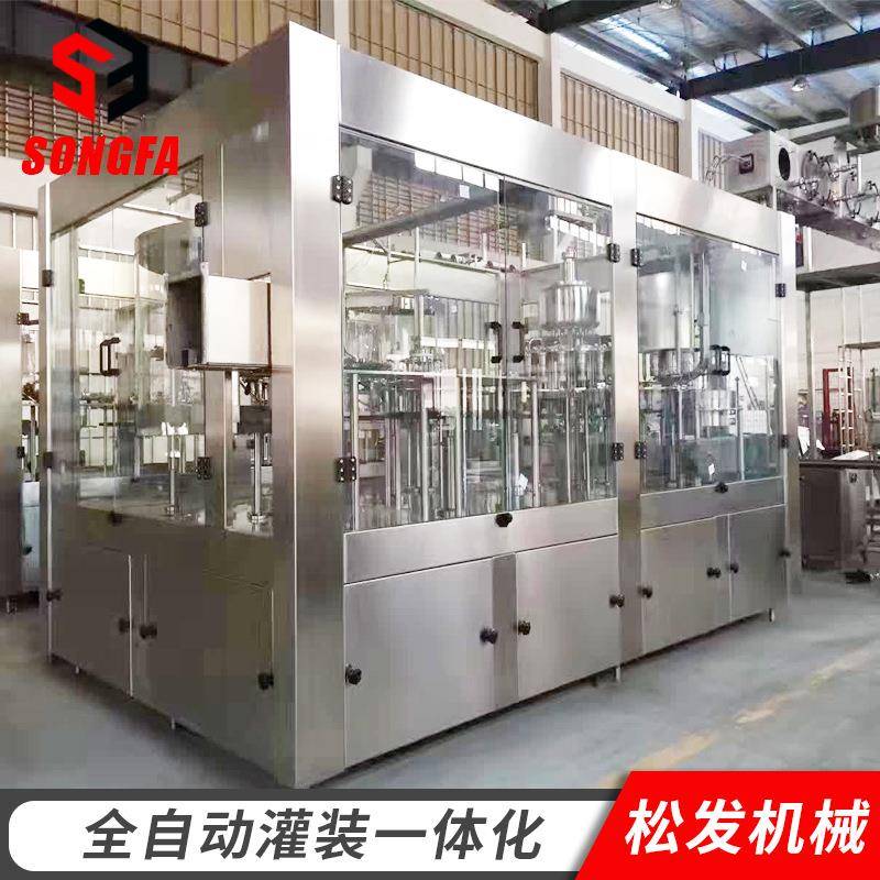 自动化饮用水灌装机原水净化水处理设备瓶装水生产设备