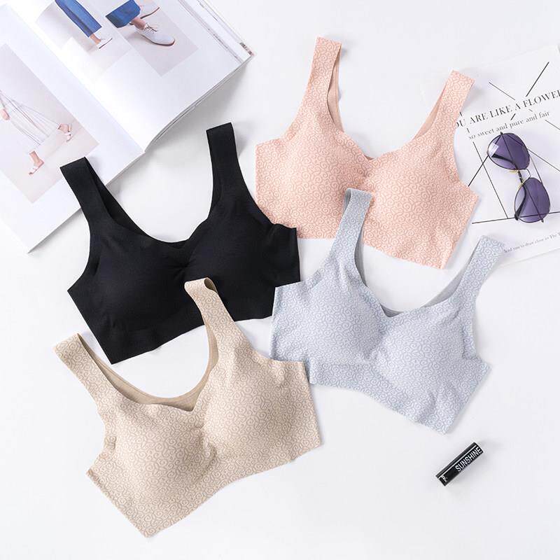 乳胶无痕内衣女小胸聚拢收副乳背心式无钢圈运动胸罩胸罩薄款夏季