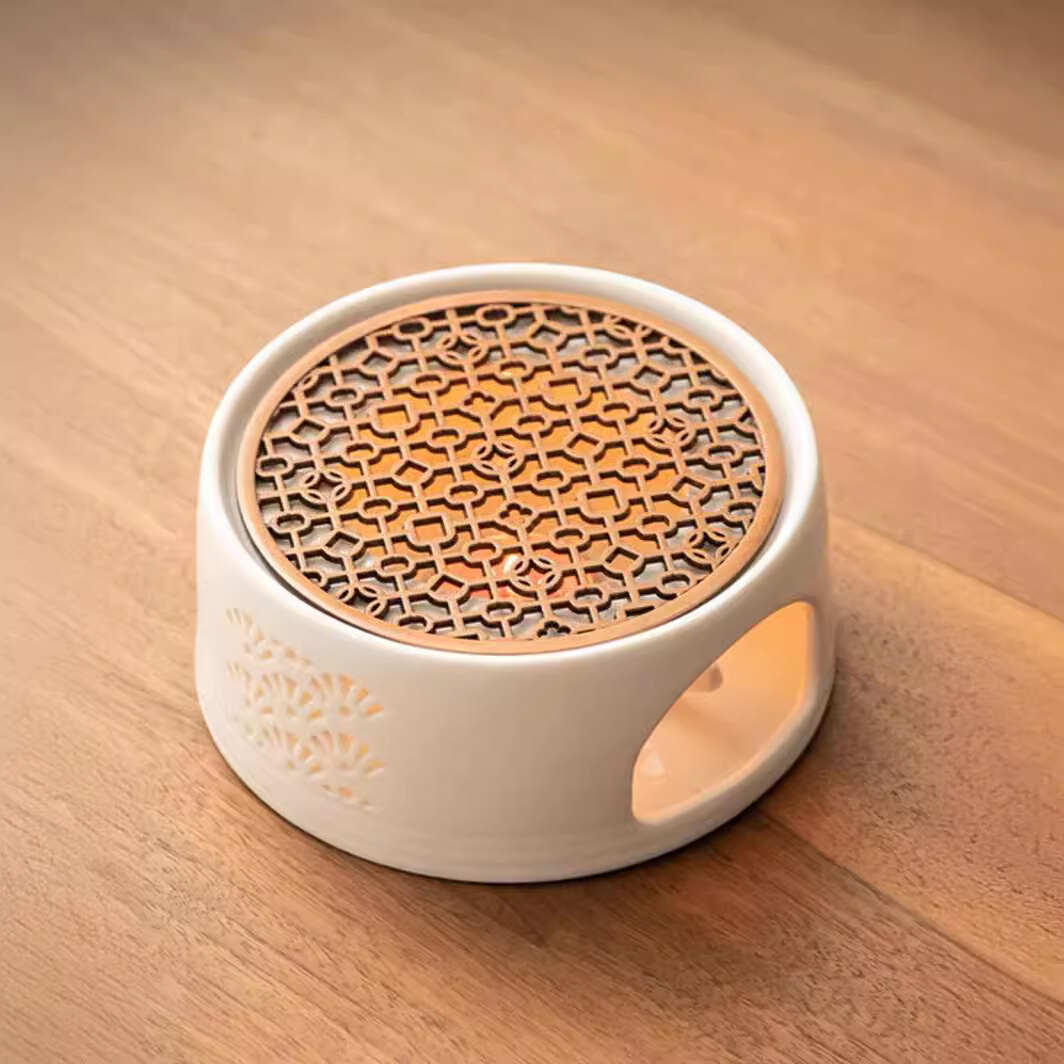 暖茶温茶炉蜡烛花茶壶煮茶炉保温炉陶瓷底座休闲厅茶馆茶店煮茶器