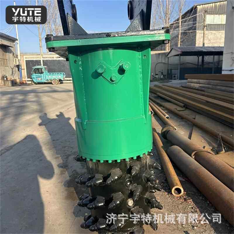 无盲区铣挖机链条高频刨沟岩石冻土路面刨沟机隧道修整掘进机