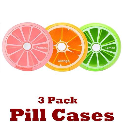 Pill Cases Box Weekly Organizer Holder Container Medicine