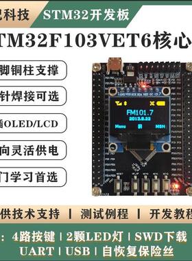 STM32F103VET6/F407VET6核心板开 发板电子设计竞赛小系统板