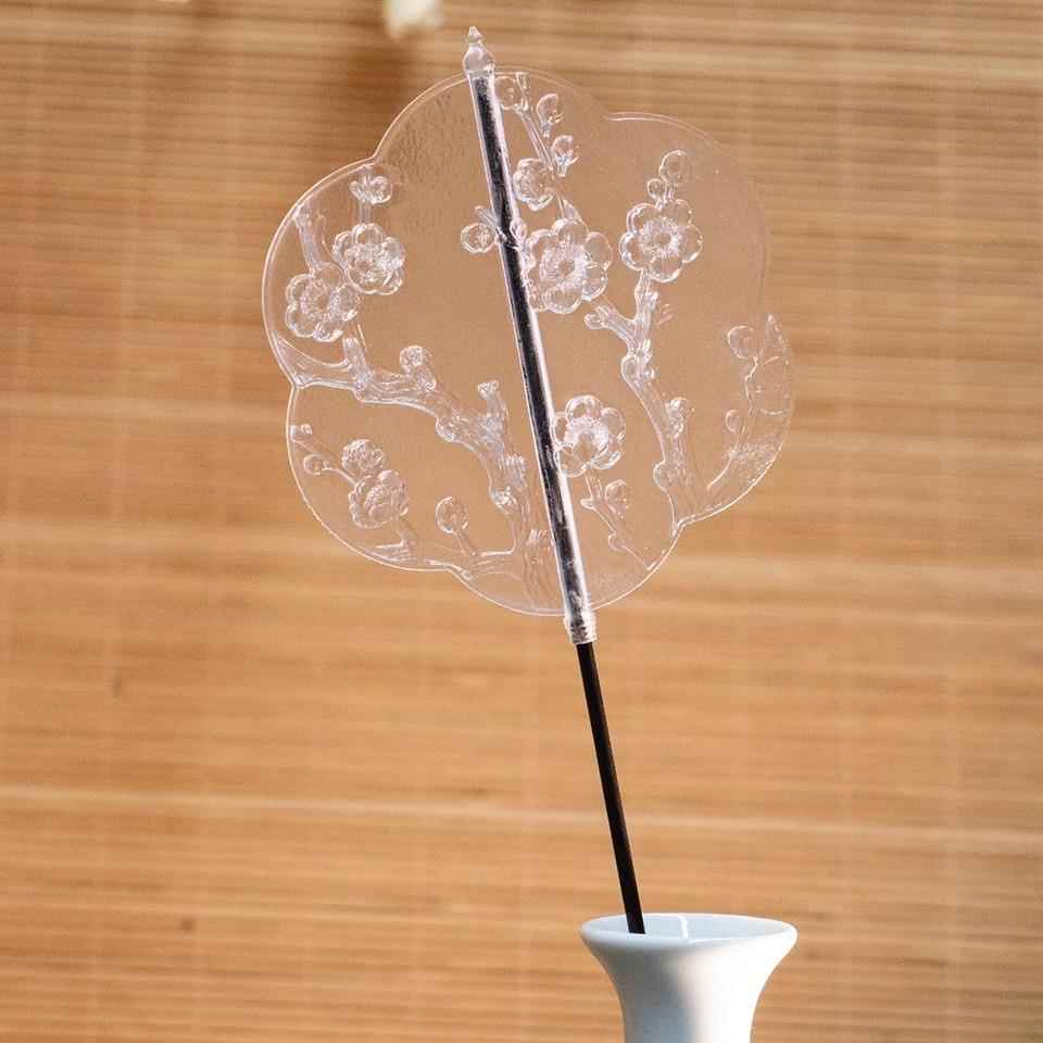 Ringdoll戒之人形 75透明扇子 梅兰竹菊瀚 BJD娃娃叔体配件