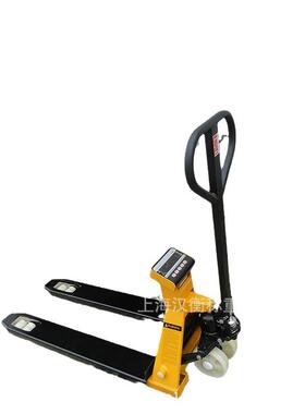 3000kg手拉电子秤移动叉车秤2吨防水液压称重叉车地牛带电子秤