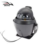 罗经指南针车载lc灯指南磁船用专用船用车船指南针760led航海带