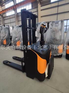 非标全电动堆高车堆垛车三门架升高3.5米4.5米5M电瓶叉车北京
