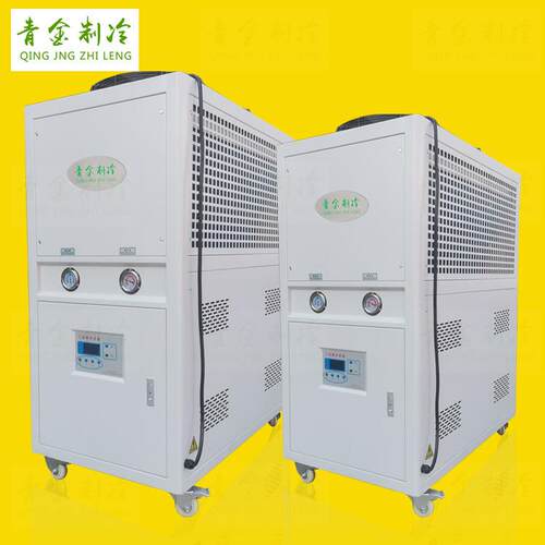 UV固化印刷冷水机全不锈钢水路系统风冷式冷水机3HP5HP青金制冷牌
