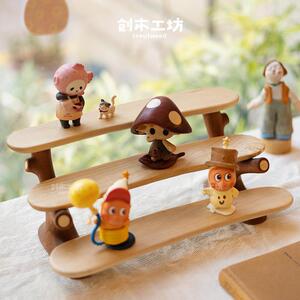 树枝收纳架/创木工房实木桌面收纳整理装饰品摆件展示架实用礼物