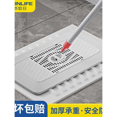 蹲便器盖板厕所密封盖防臭堵臭器卫生间通用挡板蹲坑盖板蹲厕盖板