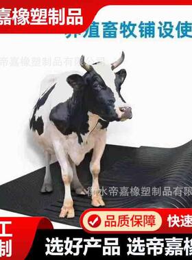 厂家发货牛床垫12/17mm厚黑色圆点不滑畜牧垫马垫猪舍牛棚垫可用
