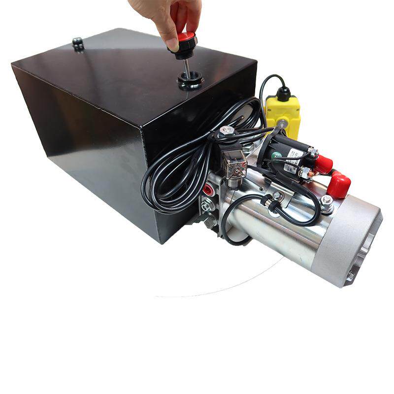 12V1.6Kw单作用液压动力单元液压泵站系统总成货车汽车尾板升降机
