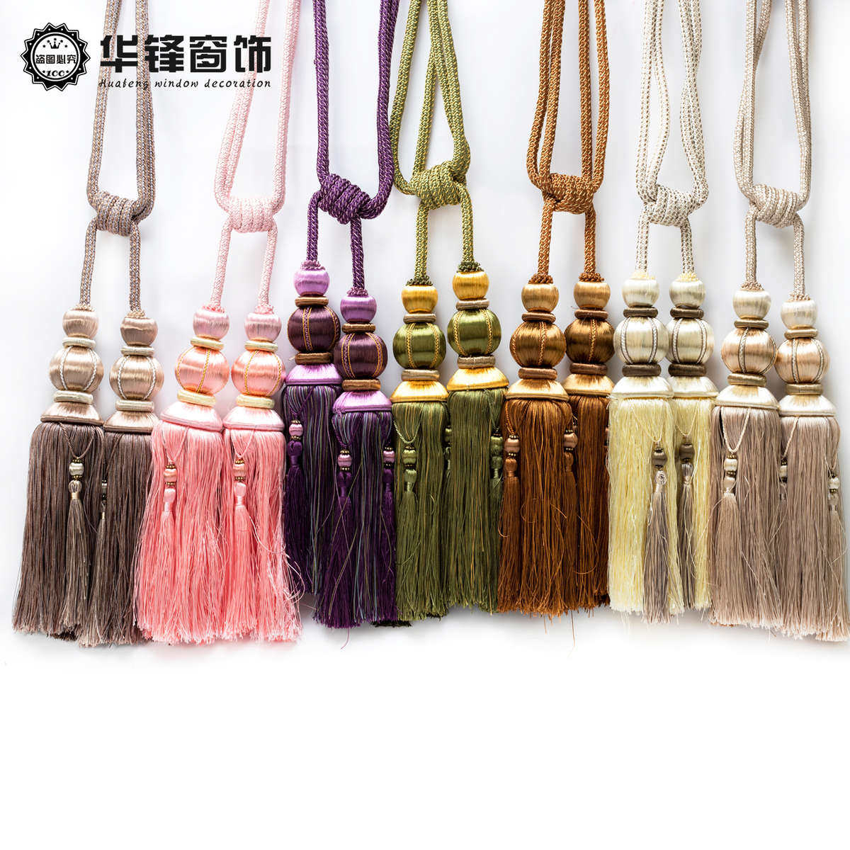 精美窗帘挂球 双球款 绑球绑带绑绳窗帘扣装饰吊坠吊穗一对2串装,纺织面料/辅料/配套,流苏/穗,淘宝优惠券,粉丝福利购,淘宝优惠卷