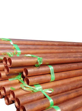 厂家定制厚壁T2紫铜管紫铜直管盘管空调紫铜管 TP2冰箱制冷紫铜管