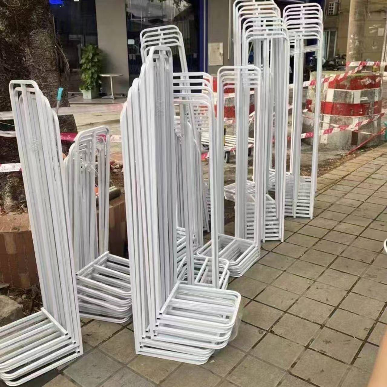 仓库 L型货架服装展示架落地隔断衣架收纳架子衣服裤子整理挡板架