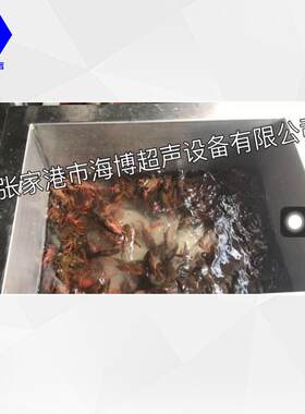 江苏苏州张家港自动水产品超声波气泡小龙虾清洗机，海鲜贝壳超声