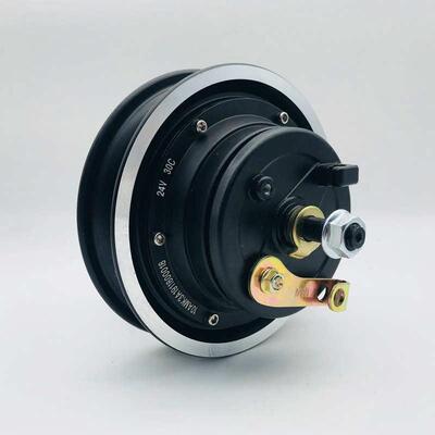 10寸电机轮毂滑板车改装套件24V350W24V36V48V电动车十寸电机轮毂