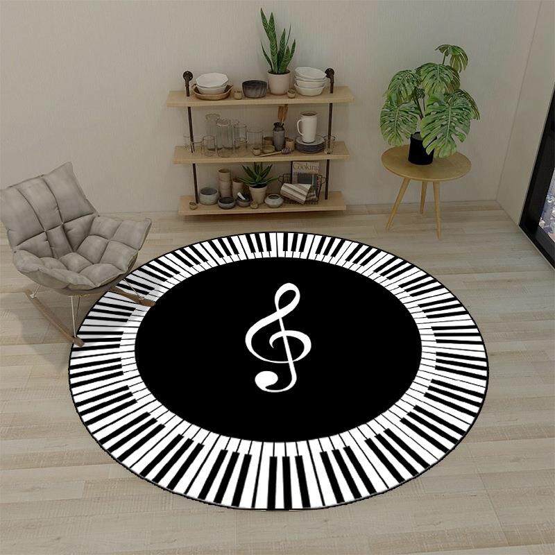 跨境架子鼓地毯沙发茶几地毯圆形阳台吊篮坐椅脚垫书房电脑椅地垫