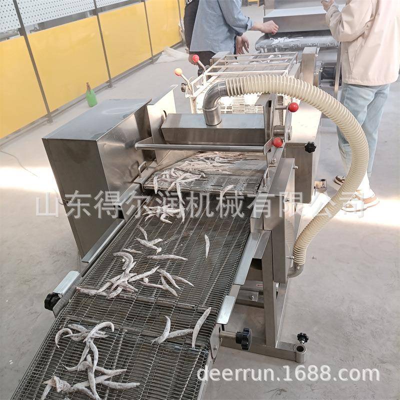 海鱼泥鳅上浆机滚筒裹粉机鱿鱼丝油炸机技术成熟连续式生产
