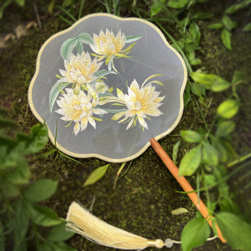 刺绣团扇古风扇子古风团扇子舞蹈扇古典舞扇子双面绣团扇舞蹈专用,居家日用,扇子,淘宝优惠券,粉丝福利购,淘宝优惠卷