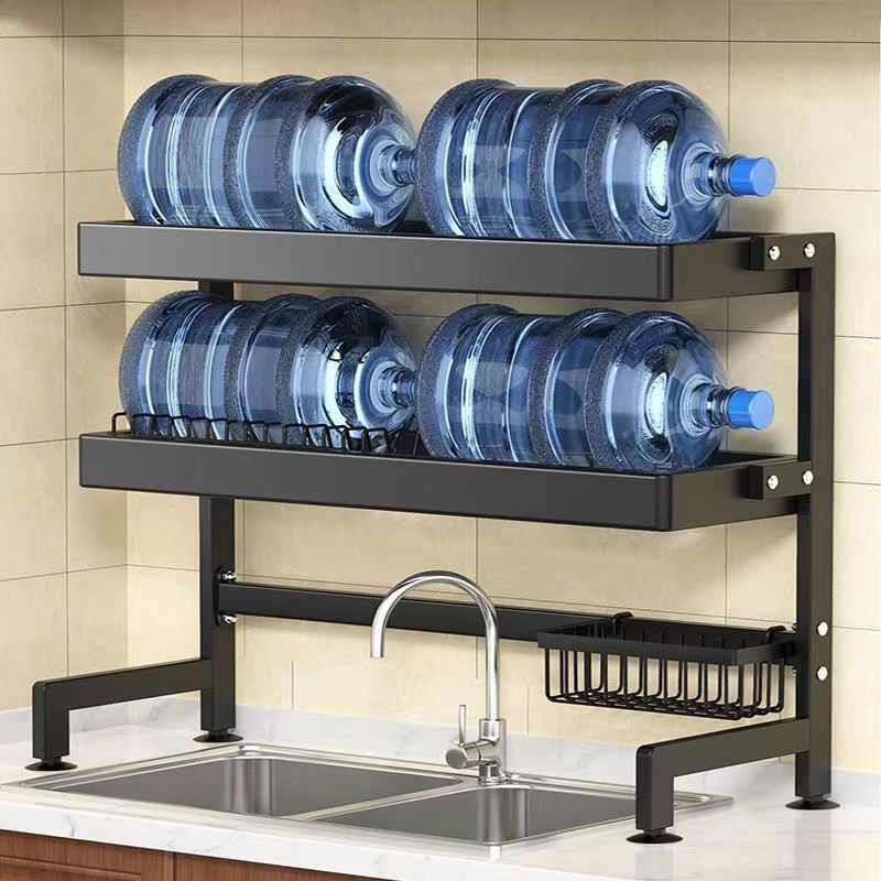 厨房洗菜盆上放的置物架台上碗架洗菜盆上面的碗架水池上面的碗架