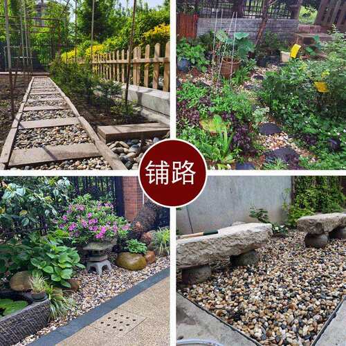 精品五彩鹅卵石铺sy-010路铺地院园林景造天然小头石雨花庭石原石