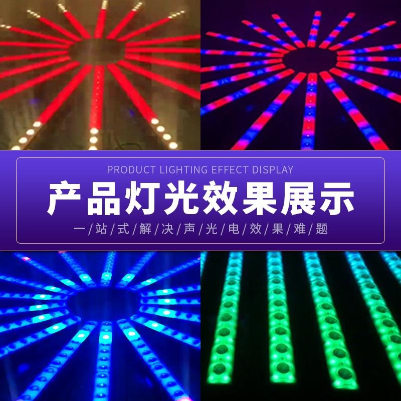 新款LED12颗三合一LED矩阵灯14颗酒吧演出染色灯跑马洗墙灯变色龙