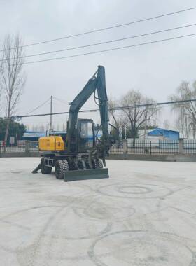 100120型轮式液压抓木机发货挖掘机轮式液压抓木机产地货源抓木机