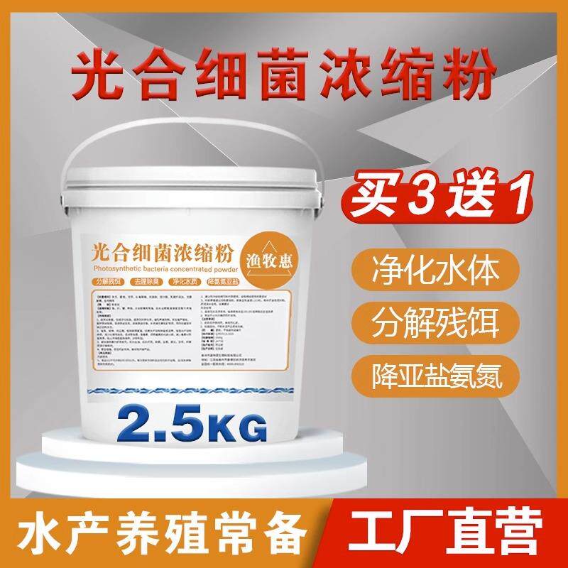光合细菌菌种水产养殖调水净水分解残饵鱼虾蟹塘光合细菌高浓缩粉