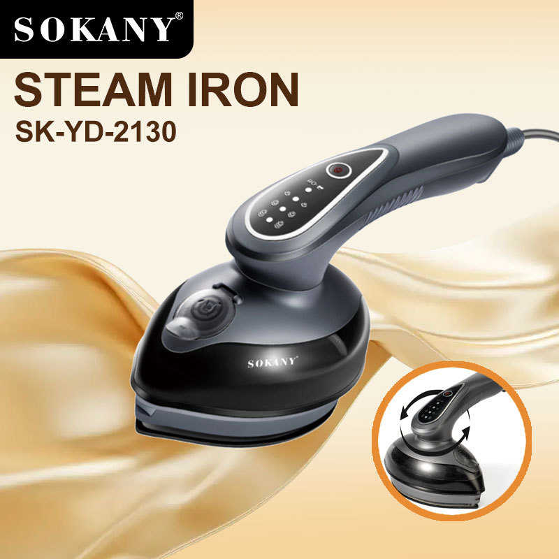 新品SOKANY2130熨刷迷你手持挂烫机家用便捷电熨斗熨刷蒸汽熨斗