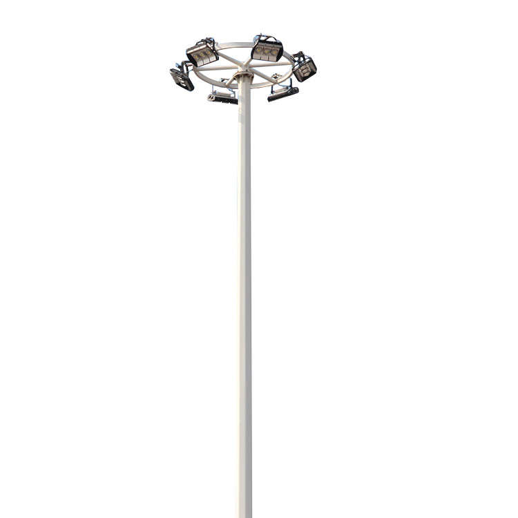 中山厂家12m18米灯杆led 6头200w 户外球场广场路灯爬梯中高杆灯