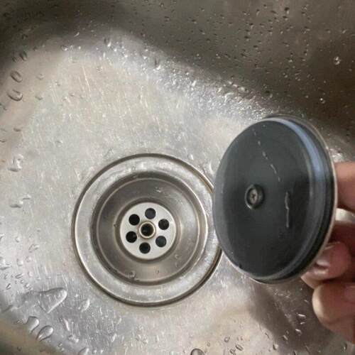 家用厨房不锈钢水槽塞子通用老式下水器盖子洗碗水池塞子配件