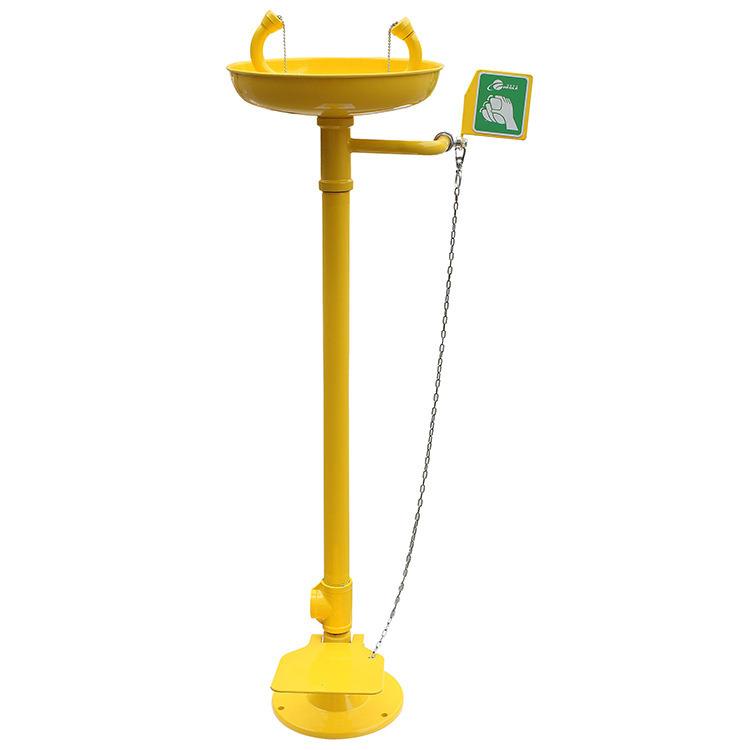 羿科AEGLE ES2202A紧急救护不锈钢喷塑落地式洗眼器60902207