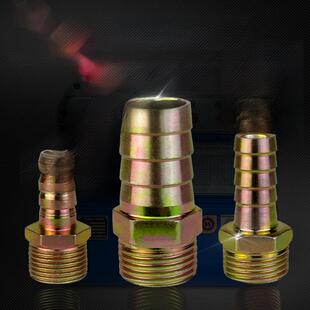 镀铁彩色外线直通宝塔管接头水管软管皮管喷嘴接头1分2分3分4分6