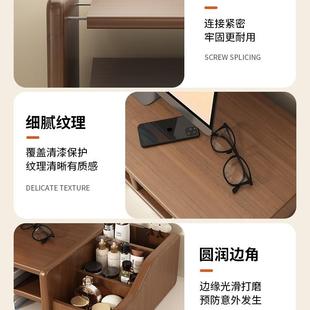 台式 工位电桌脑架家用办公面收纳置985架物架抽屉显示器垫高托绢