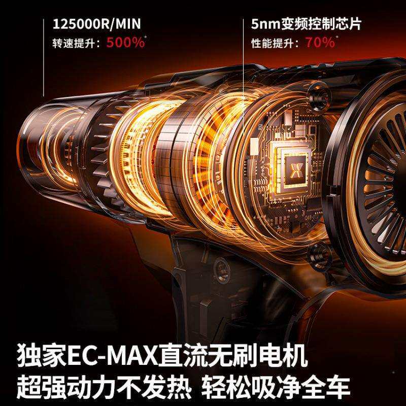 车载吸尘器手持小型2025新款无线汽车家内两用超强大吸力吹一体机