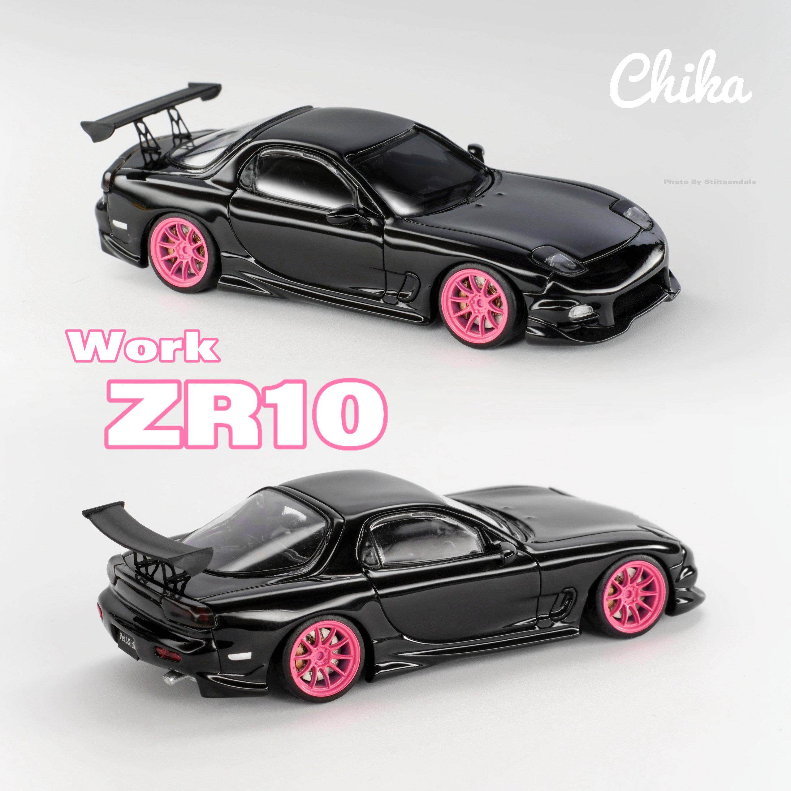 【现货】1/64 Chika Work ZR10 9.7mm 静态改造 改装轮毂