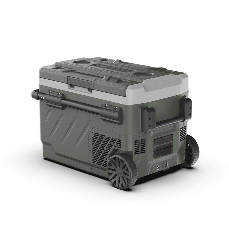 冰虎车载冰箱压缩机制冷12V24V双开门双温双控车家两用小冰箱