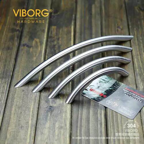 VIBORG域堡 实心304不锈钢小拉手家俱衣柜抽屉?具车把手SA-723B
