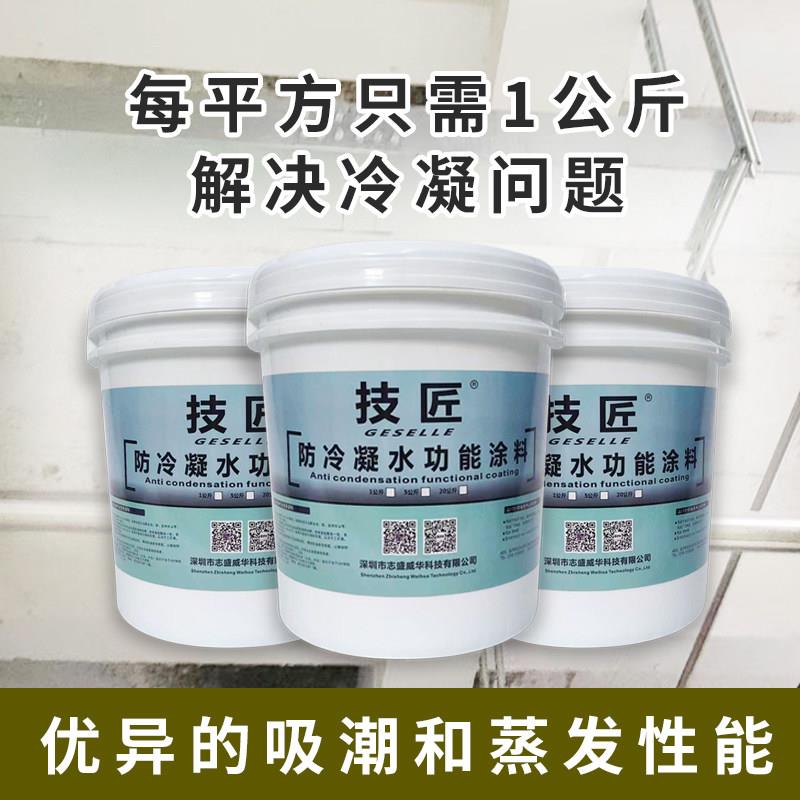 防冷凝水涂料 技匠防水涂料 防潮防霉101 冷库天花专用 广东生产