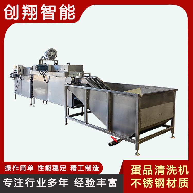 单排鸡蛋清洗机大型洗蛋机生产厂家裹泥鸭蛋自动清洗机器不锈钢