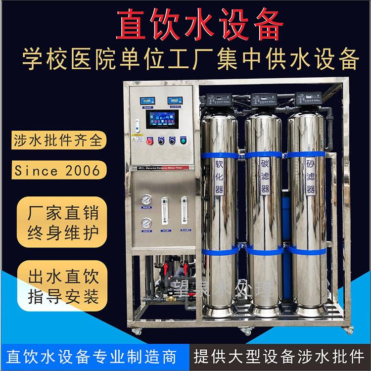 工业商用净水器ro反渗透级水处理设备大流量双级反渗透纯水设备