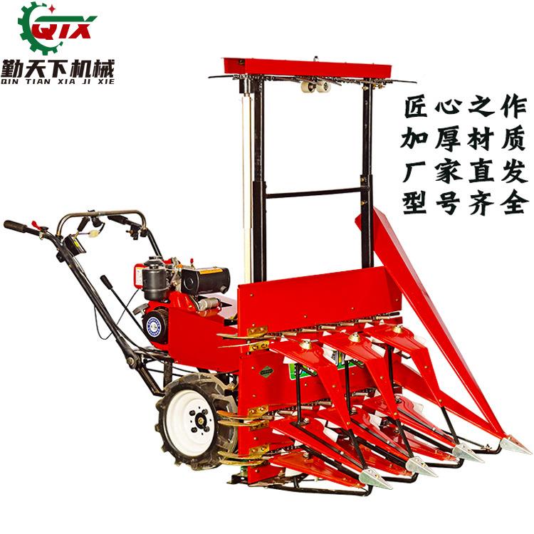 油出口自割走式小麦玉米晒机 电启动薰4GL-100衣草艾草菜收割机机