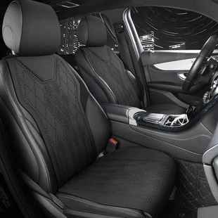 用代734座伊兰特套途胜ix35沐飒库斯专途悦动名图现翻毛皮坐垫