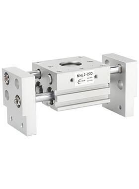 SMC阔型手指气缸MHL2-10D/16D/20D/25D/32D/40D阔型平行手指气缸