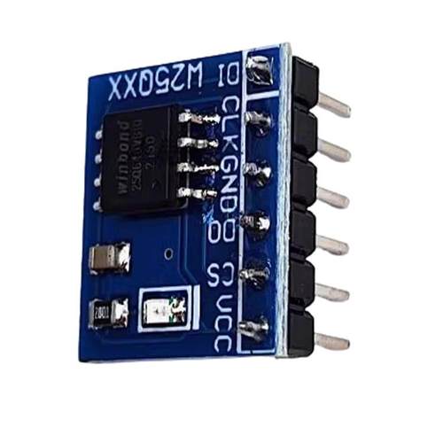 W25Q64FLASH储存模块焊针 SPI接口转接板 江协江科大同款模块