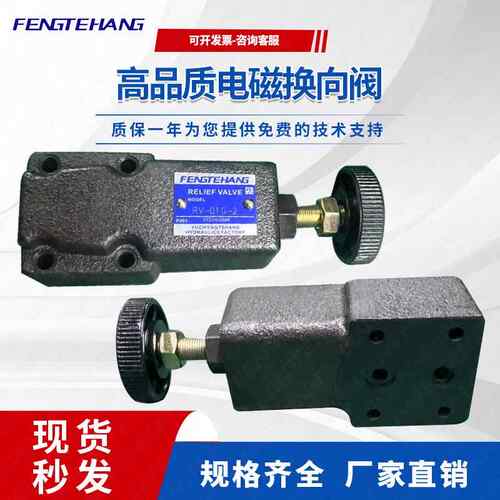 FENGTEHANG 新款直动式溢流阀 液压阀RV-02G/02T-1/2/3 现货