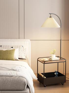 落地灯意茶式极简室客厅体卧沙发几氛围感复古置物架床头SYX-4511